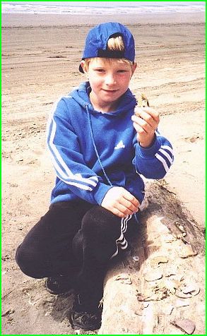 Nicolai found a crab's claw