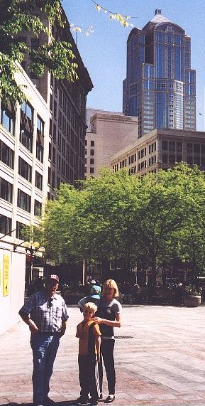Ray was often our tour-guide - here in Seattle