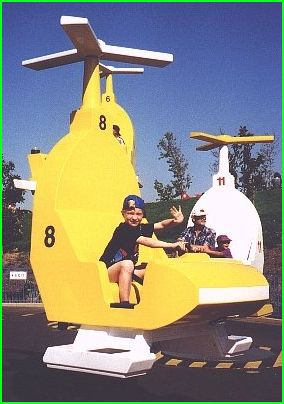 Nicolai is flying a helicopter