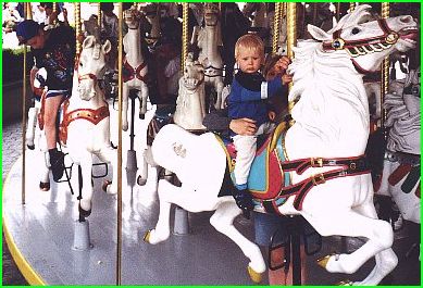...ONCE AGAIN a merry-go-round with horses...